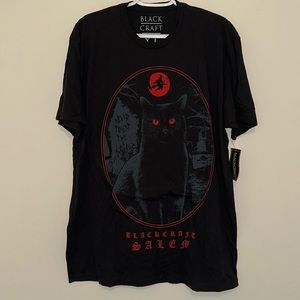 Black Craft Cult Salem Cat Tshirt XL